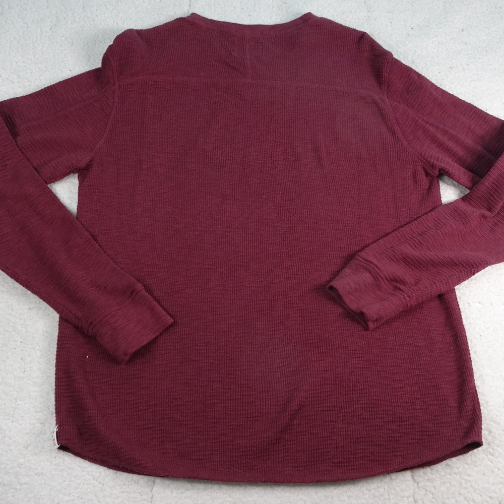 Lucky Brand Burgundy Thermal Large - Picture 2 of 4